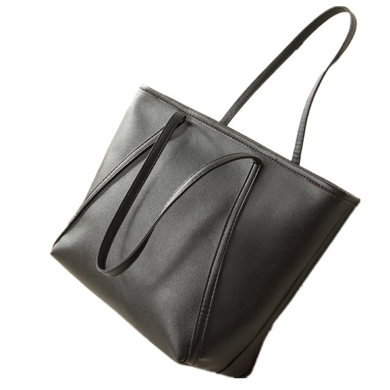 Elegant Burgundy Leather Tote Bag