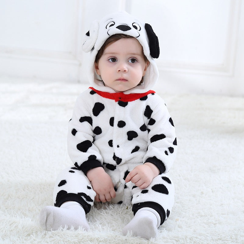 Spring and Autumn new animal-shaped jumpsuit Romper single-layer baby clothes Qile Rabbit wholesale H3360