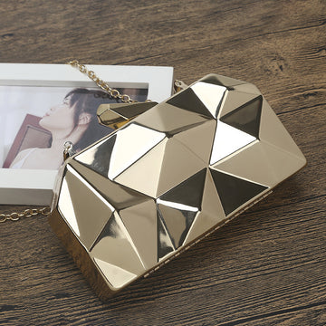 Rhombus Metal Dinner Bag – Chic & Stylish