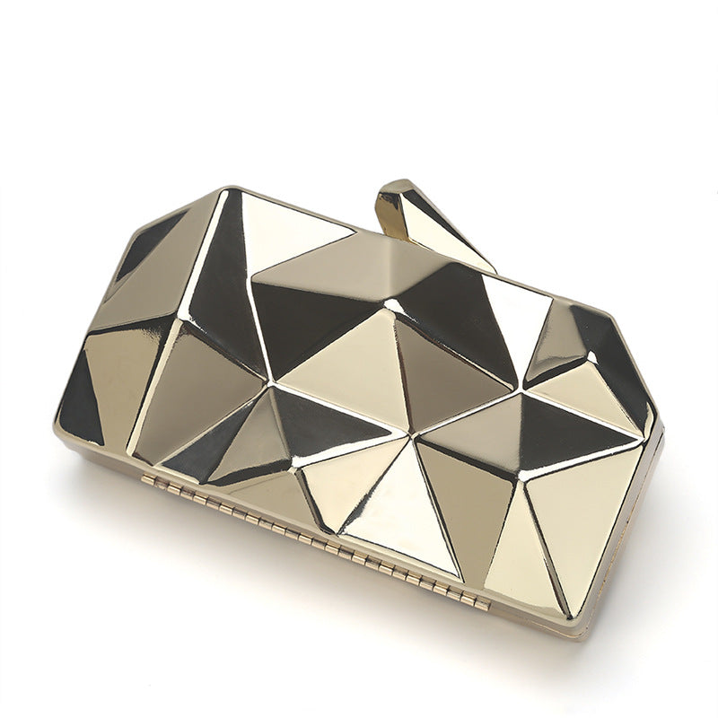 Rhombus Metal Dinner Bag – Chic & Stylish