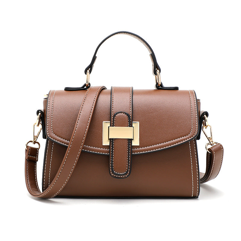 Retro Oil Wax Leather Bag – Chic & Spacious
