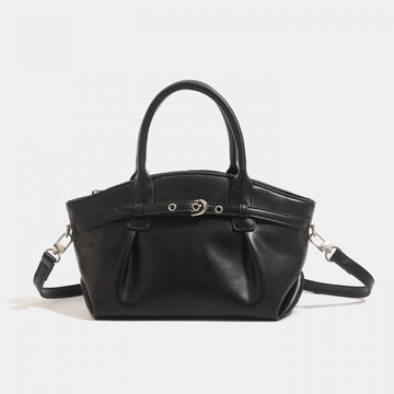 2025 autumn new niche design dumpling bag fashion casual handbag white commuter versatile messenger bag women