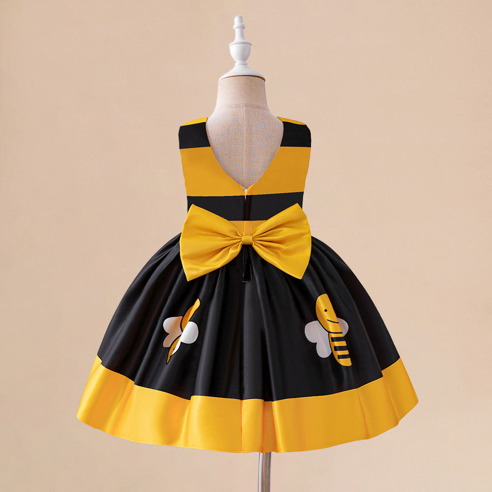 New little bee animal costume halloween children's cosplay costume girls stage performance party dress