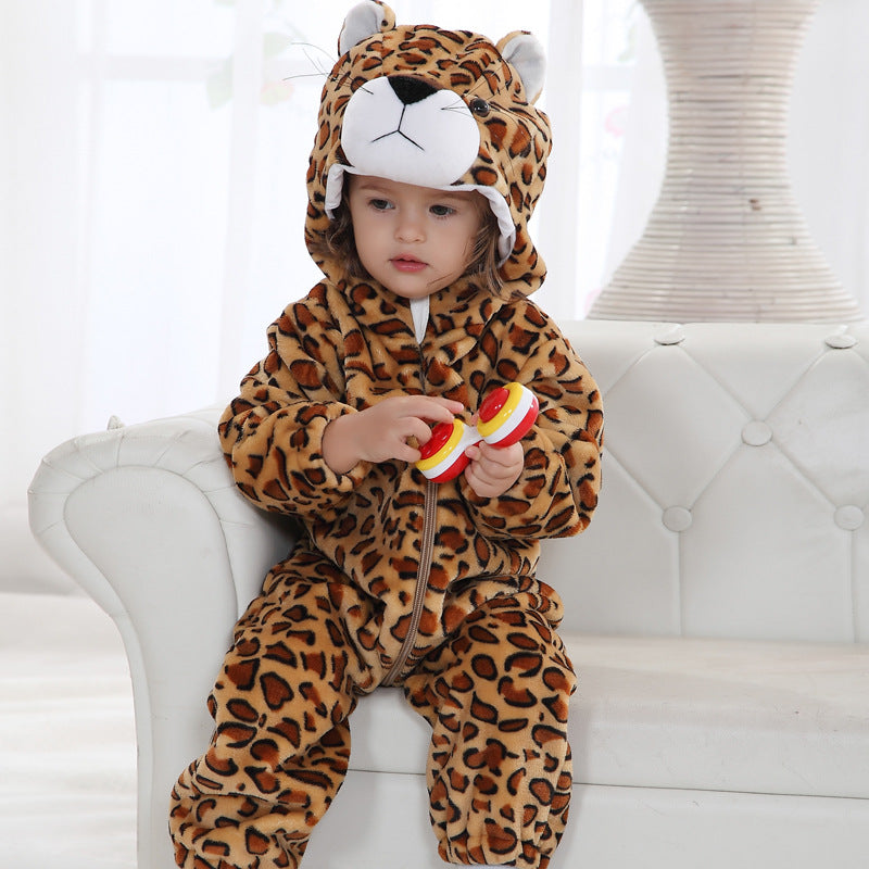 Qile Rabbit autumn new baby outing clothes wholesale flannel three-dimensional shape one-piece Romper Total link