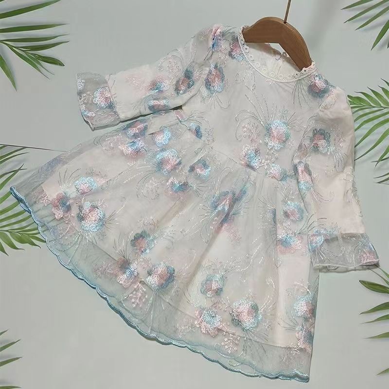 Lace Embroidered Princess Dress