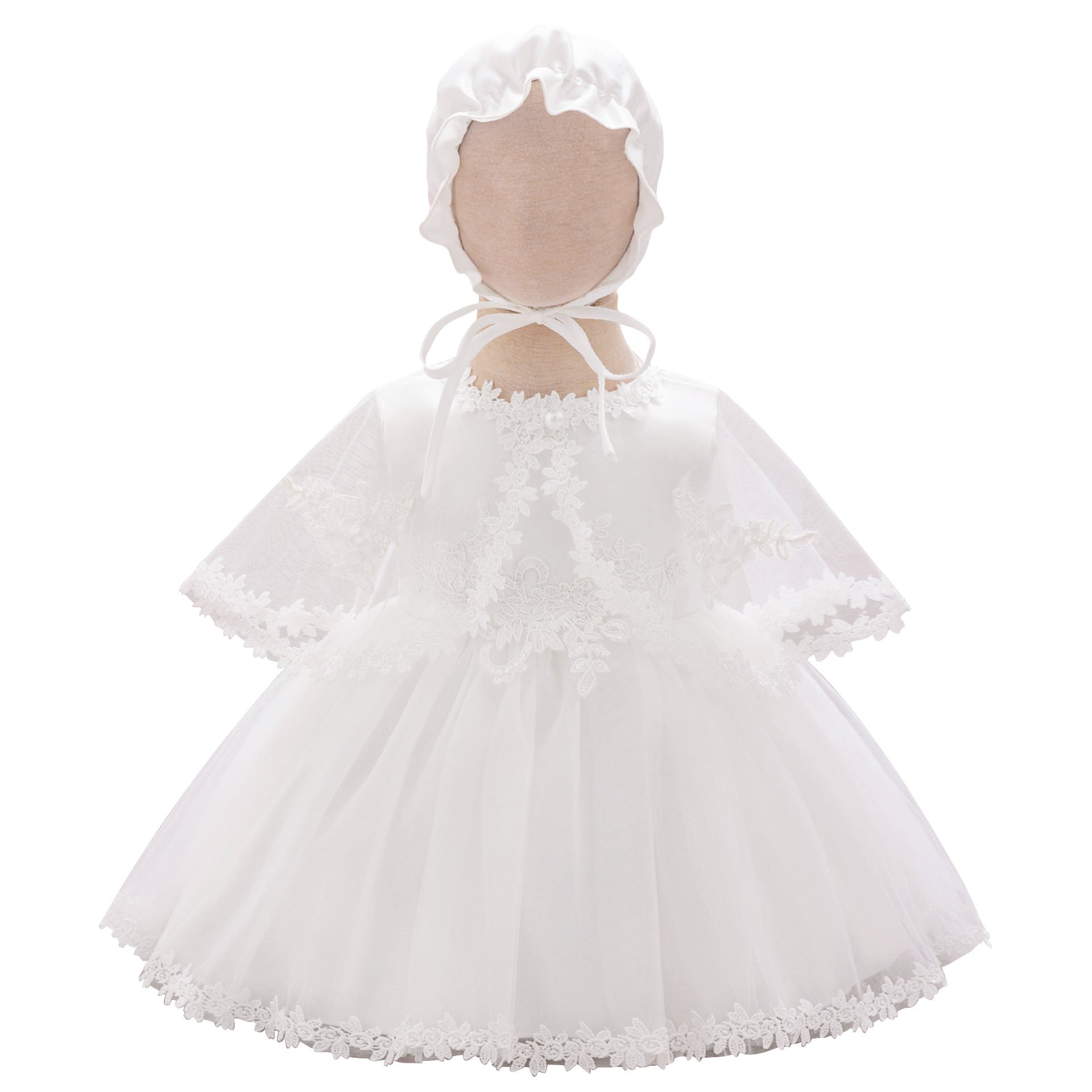 2024 Amazon's new children's dress lace mesh splicing two-piece baby birthday party princess dress