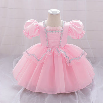 Amazon new Cinderella short-sleeved princess skirt foreign trade children's clothing girls dress girl dress dress dress