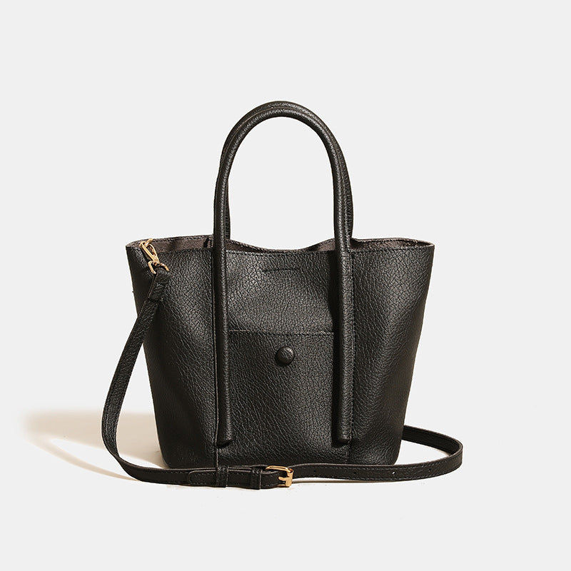 Women's bag 2025 fashion new texture foreign gas mother bag tote bag retro Korean version crossbody shoulder handbag