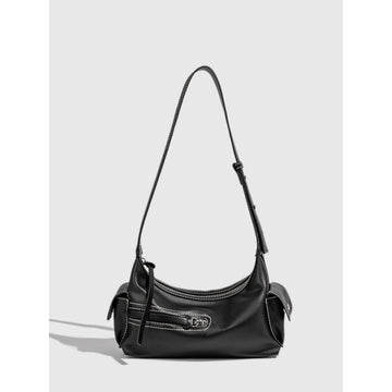 Niche design Cool drag Spice girl armpit bag, locomotive bag, women's 2025 new retro premium sweet wine lunch box bag