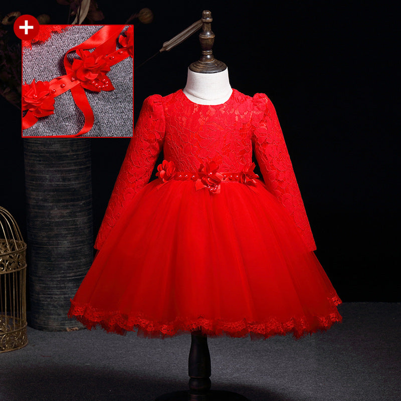 Long Sleeve Fleece Princess Dress