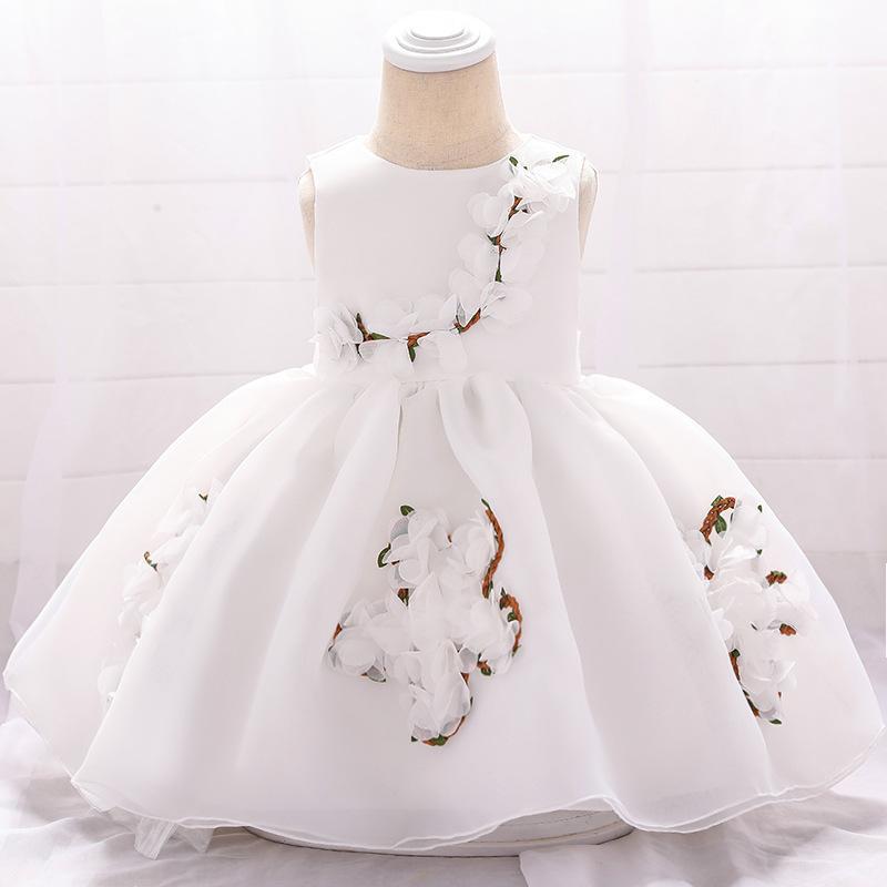 2023 New Children's Princess Dress Troupe Dress Baby Birthday Full Moon Baby Dress Girls Performance Dress Children's Dress
