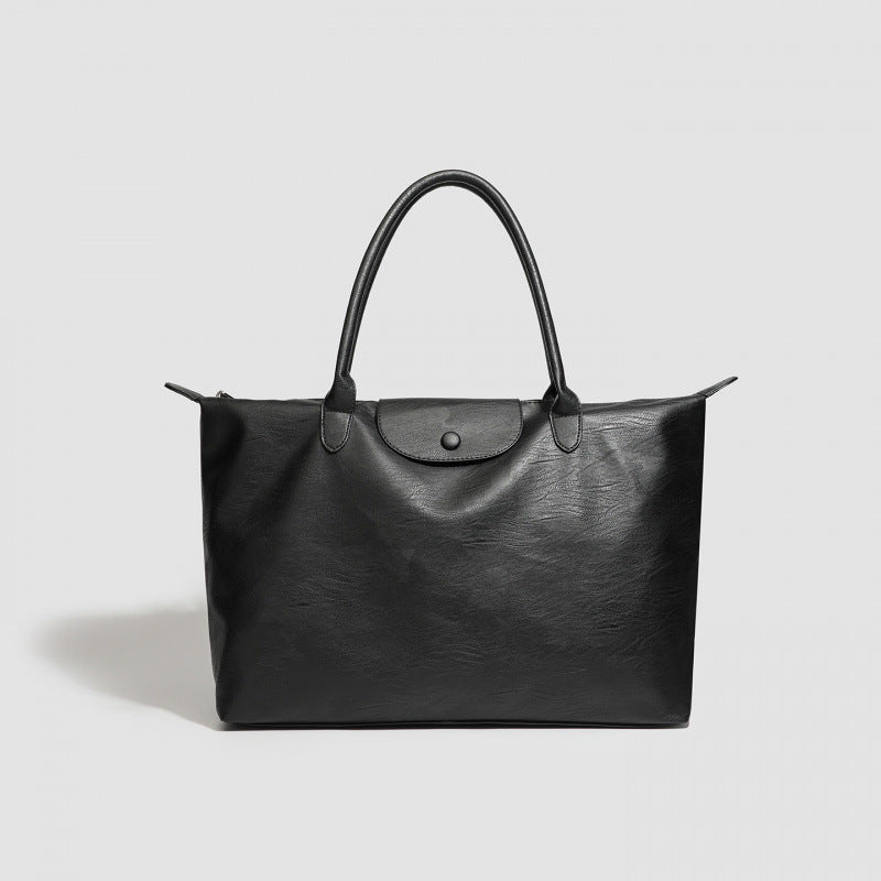 Cross-border large-capacity bag 2025 new women's bag casual versatile messenger bag premium sense portable shoulder tote bag