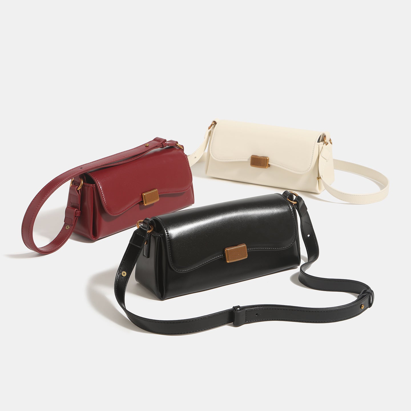 Baguette bag women's 2025 new niche design sense women's shoulder bag casual versatile messenger bag fashion bag