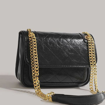 Retro Mailman Bag – Diamond Chain Design Women's Bag