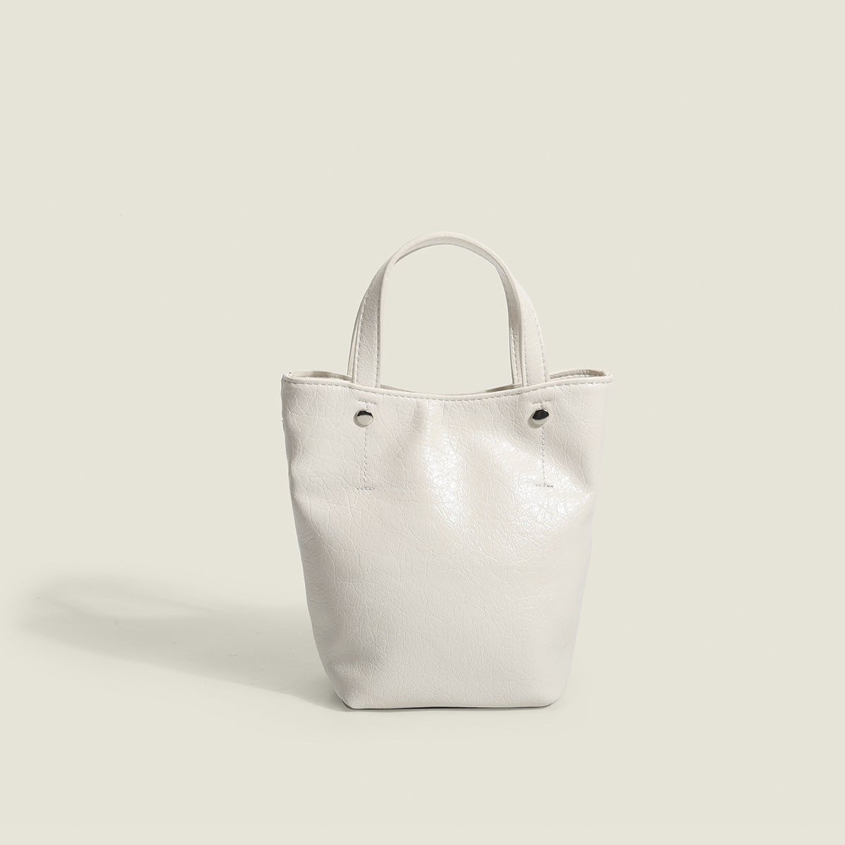 Korean Trendy Soft Leather PU Bucket Shoulder Bag