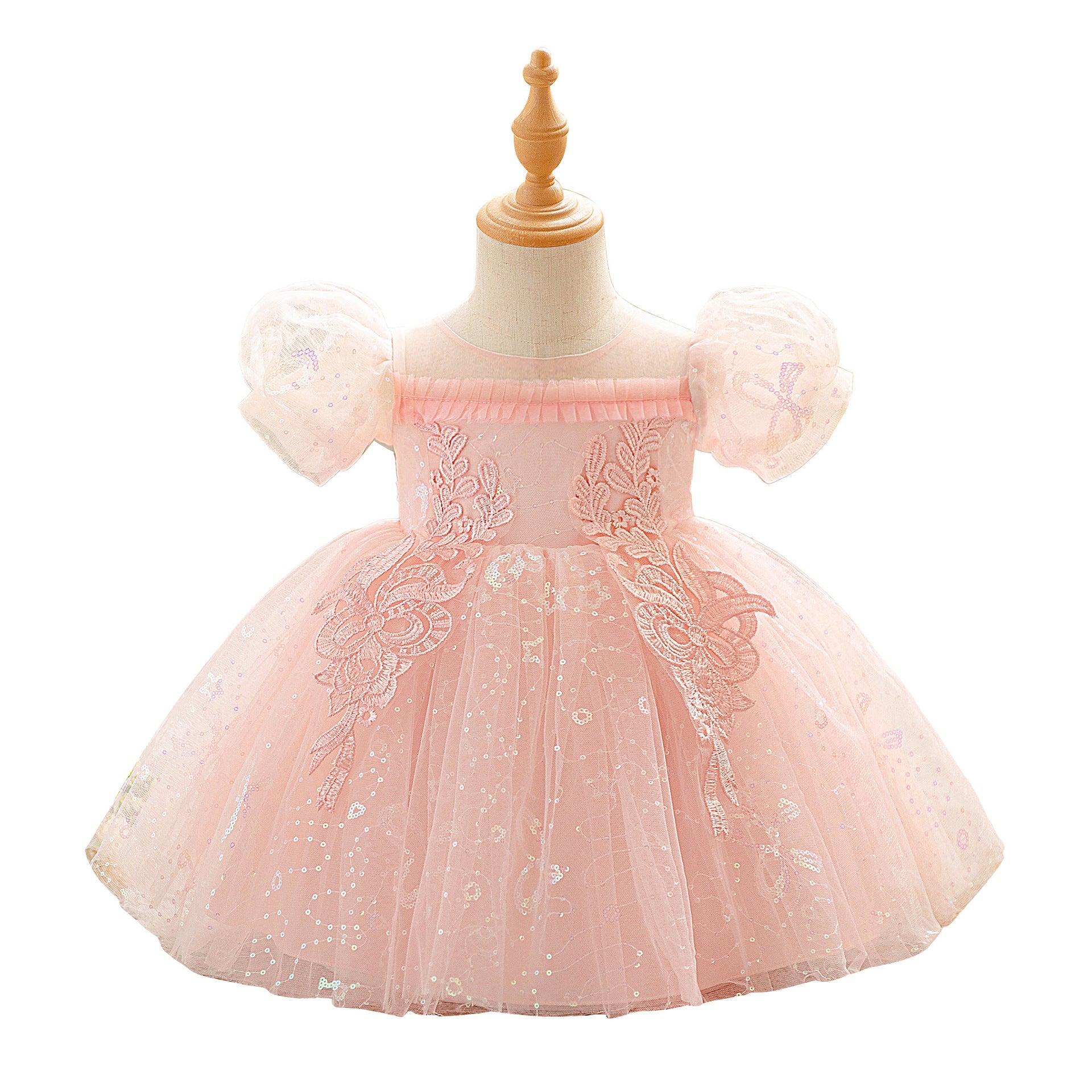 Girls princess dress 2025 summer new children's dress baby foreign style festival performance children's dress wholesale