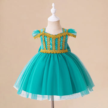 Amazon search banner magic lamp infant princess dress children embroidered mesh dress jasmine princess performance dress