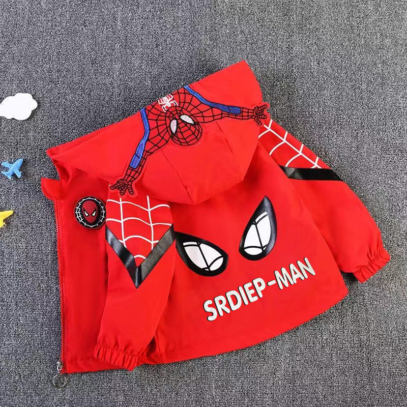 Spring and Autumn New Children's Cartoon Hooded Jacket