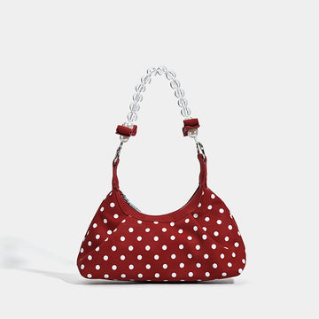 2025 niche design butterfly armpit bag women's autumn new silver fashion versatile shoulder messenger bag