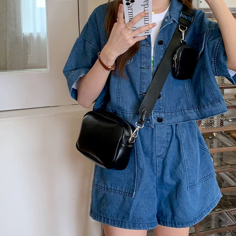 Trendy Women's Small Square Shoulder & Messenger Bag