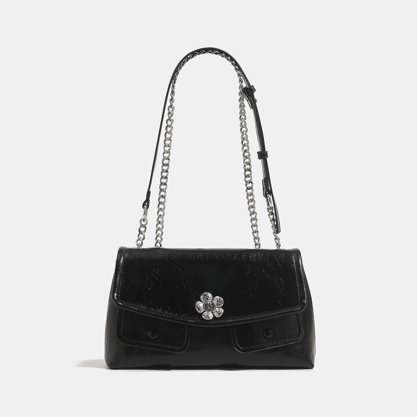 Bag Women's 2025 Autumn and Winter New Fashion Crossbody Underarm Women's Bag Feeling Retro Shoulder Mailman Bag Rhombus Chain Bag