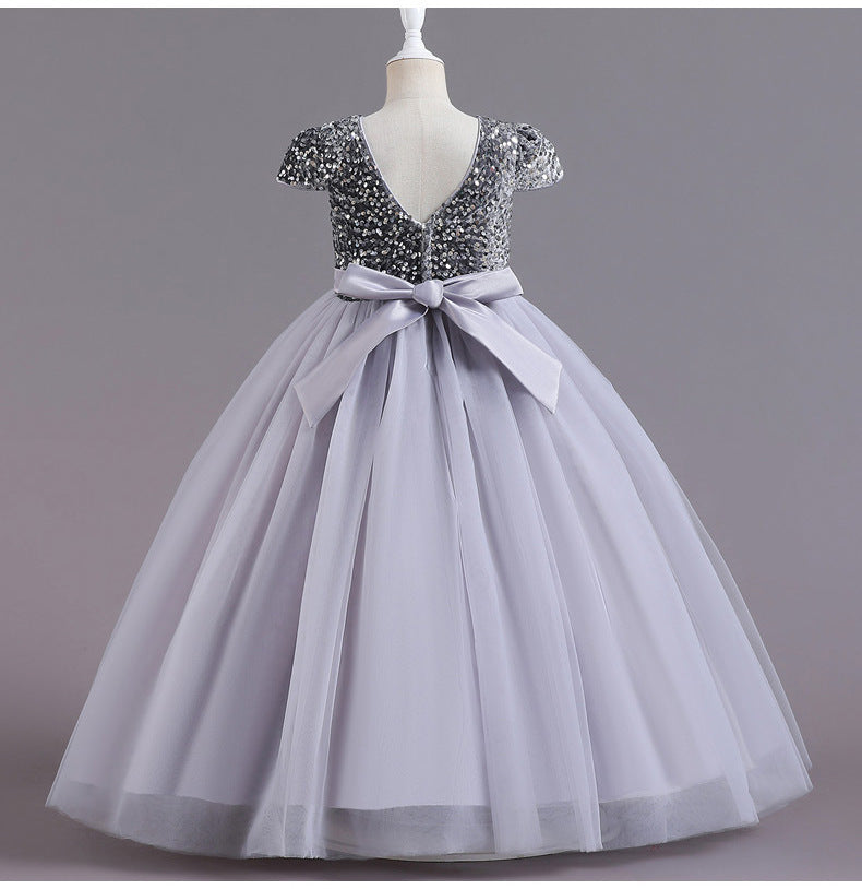 sequins middle-aged party dress