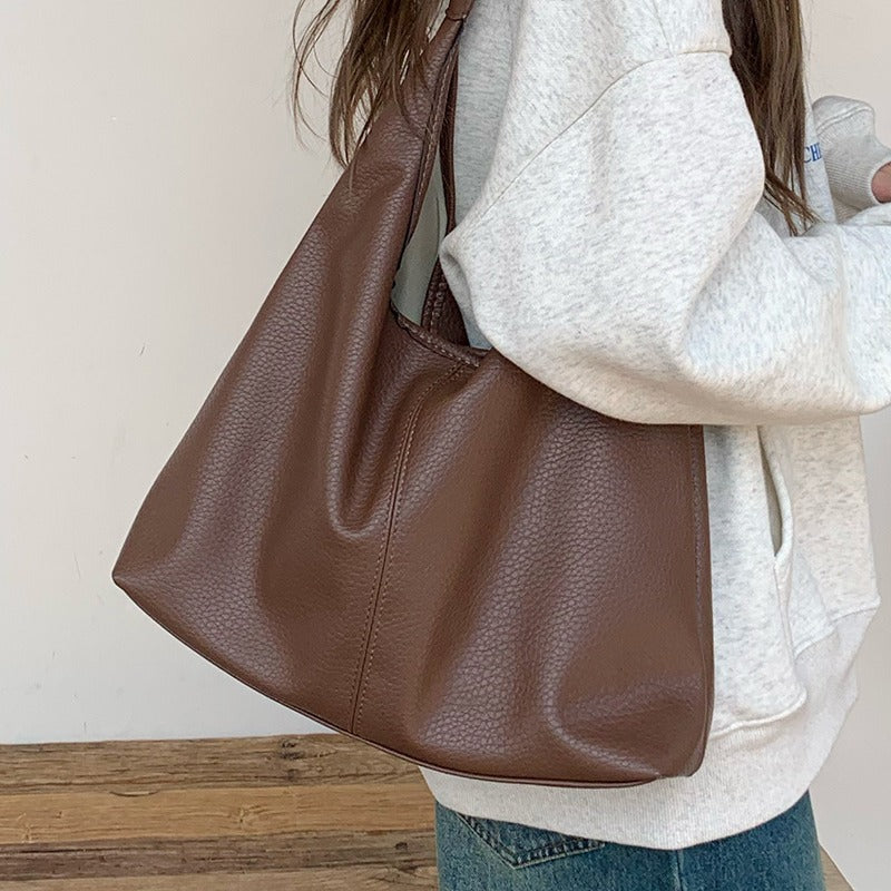 Trendy Korean Underarm Tote Bag – Spacious & Stylish