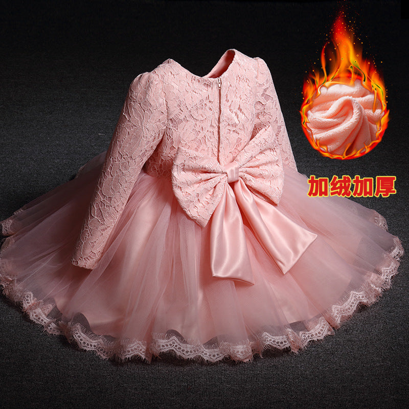 Long Sleeve Fleece Princess Dress