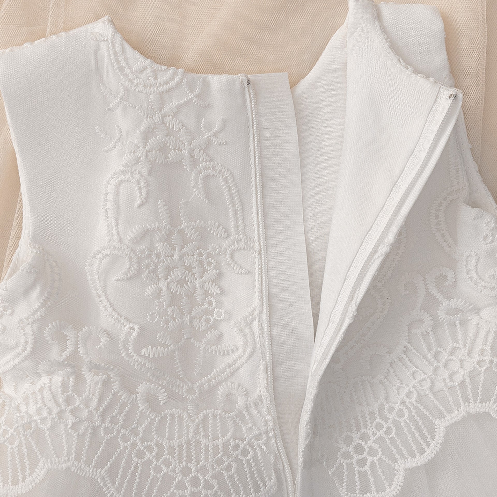 Factory wholesale cross-border children's wash dress baby girl baby wedding dress girl white dress sub