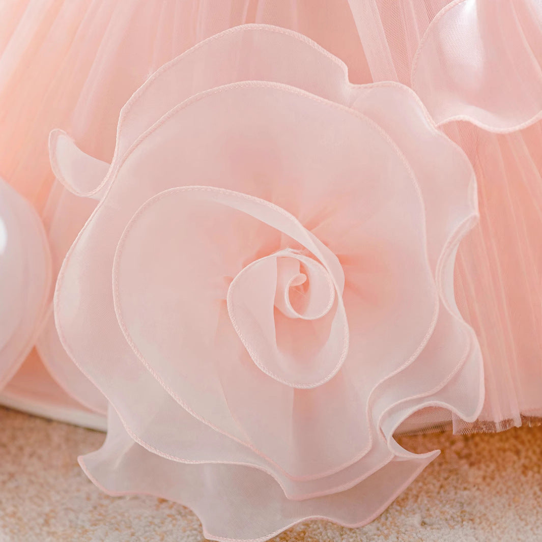 Foreign trade girls' dress princess dress children's dress skirt children's bud host piano performance clothes children's clothing wholesale