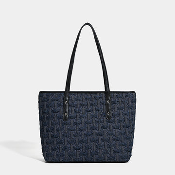 Premium commuter tote bag large-capacity bag female 2025 new super fire college student class shoulder armpit bag