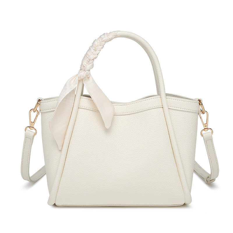 Vegetable basket bucket bag women's foreign trade new high-end sense niche portable shoulder bag versatile large-capacity messenger bag