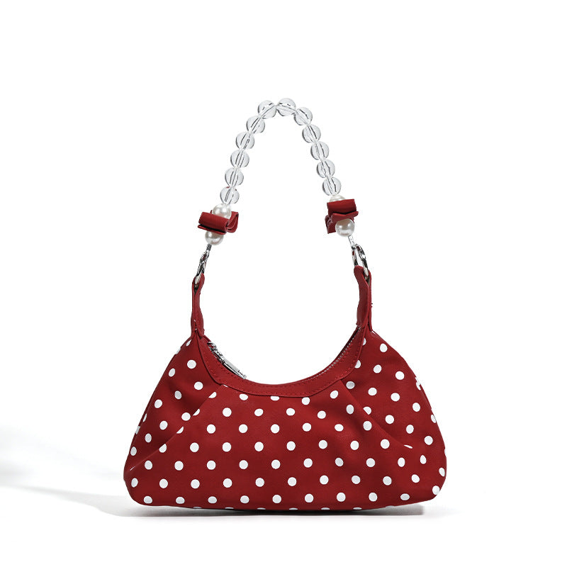 2025 niche design butterfly armpit bag women's autumn new silver fashion versatile shoulder messenger bag