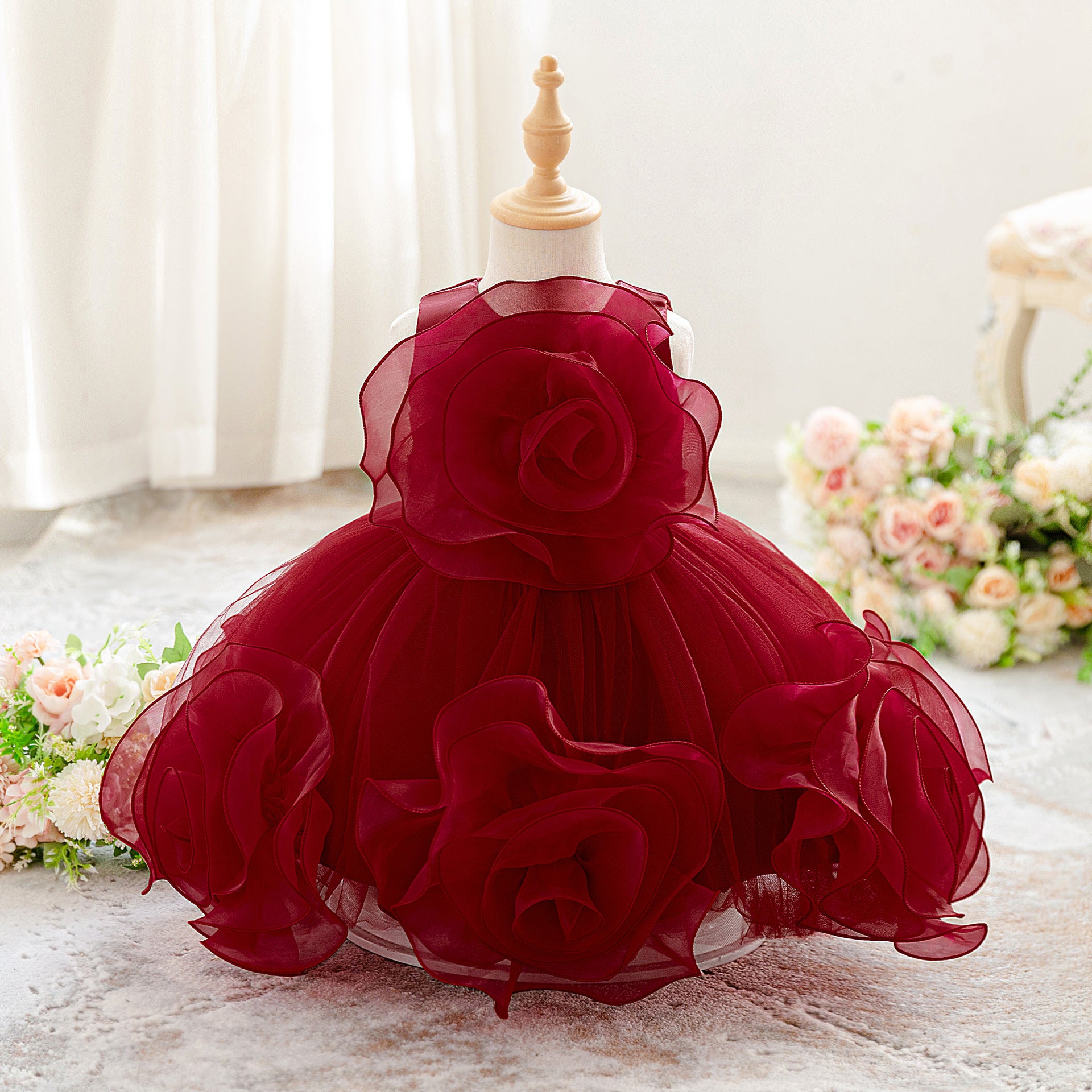 Foreign trade girls' dress princess dress children's dress skirt children's bud host piano performance clothes children's clothing wholesale