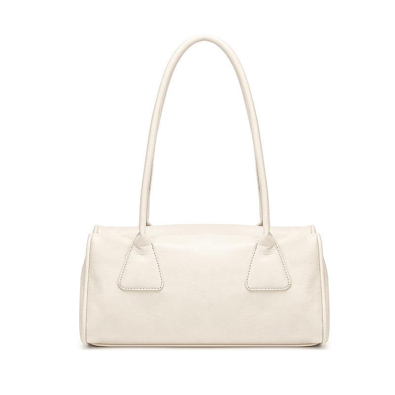 2025 new trendy Korean niche design retro foreign style baguette bag versatile large capacity portable shoulder armpit bag