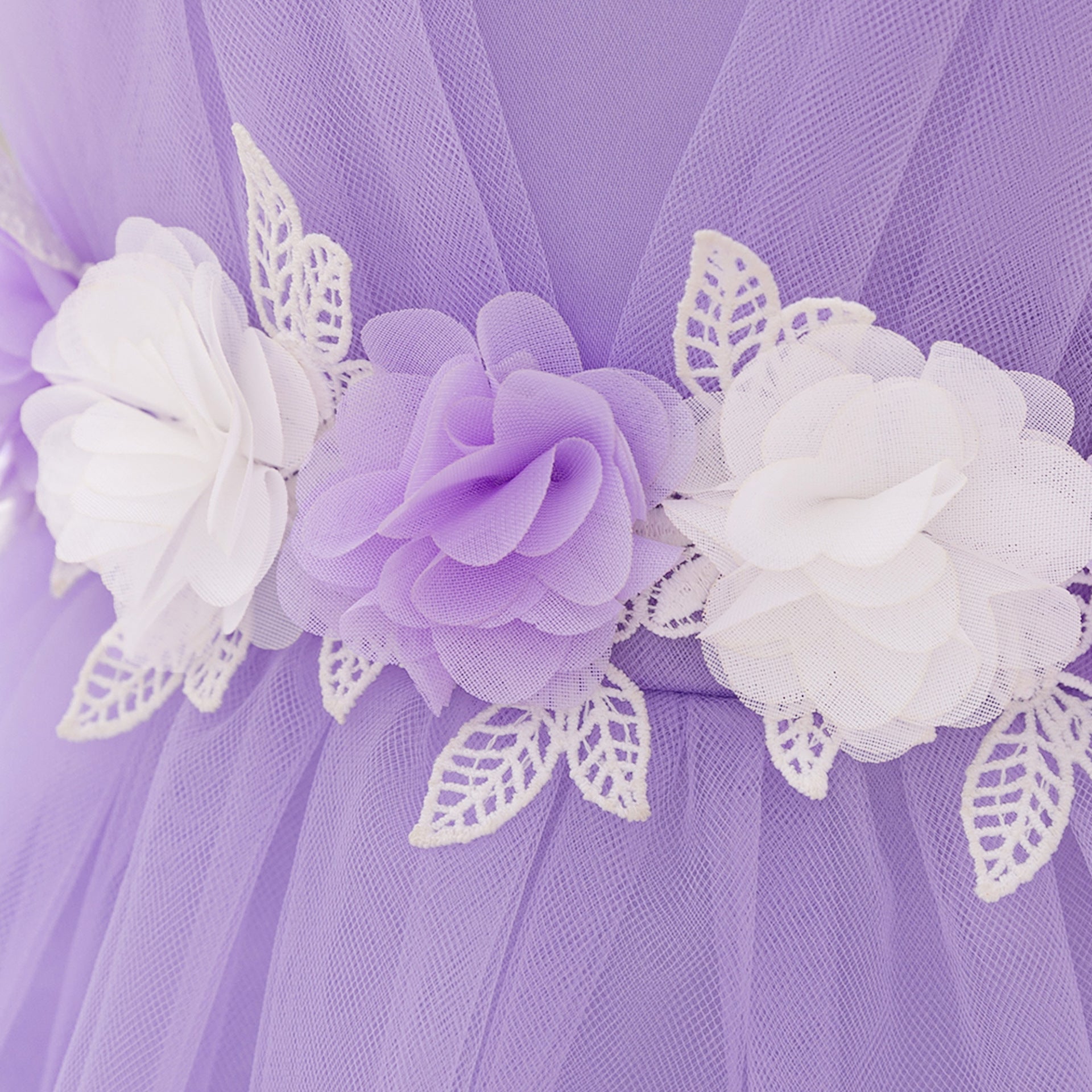 European and American new one-year-old dress skirt children's dress fluffy gauze skirt purple princess dress birthday party dress