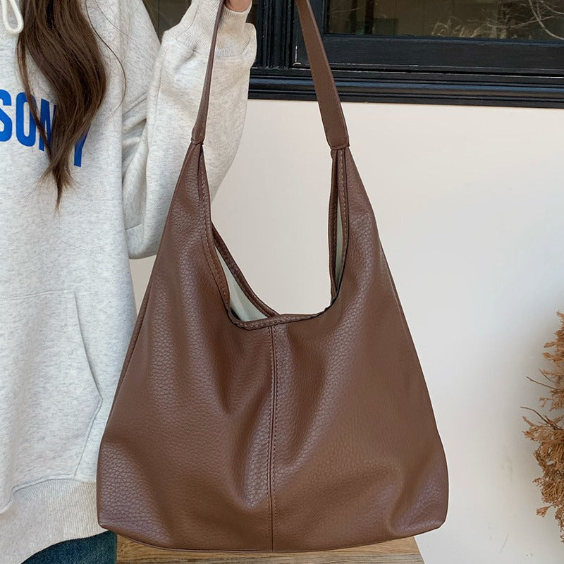 Trendy Korean Underarm Tote Bag – Spacious & Stylish