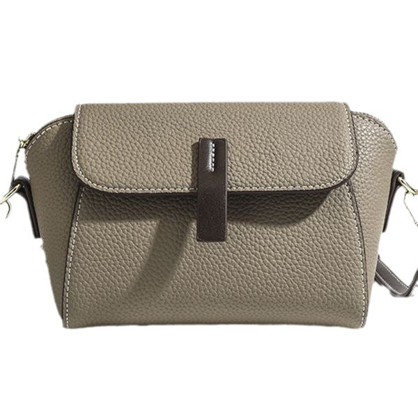 Women's Retro Lychee Pattern Crossbody Shell Bag