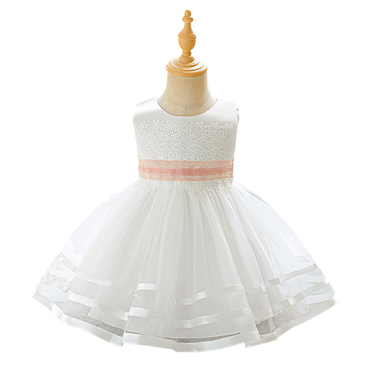 Amazon flower girl dress, children's handmade embroidered mesh tutu skirt, princess dress, children's washing dress, one piece is sent on behalf of others.