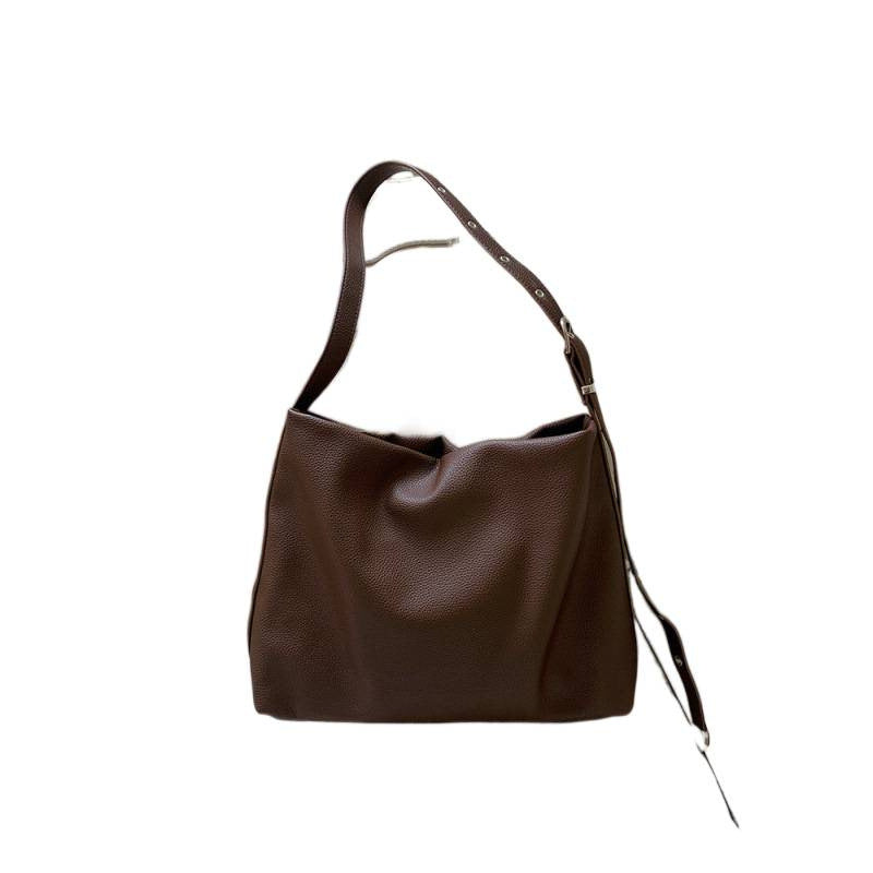 Maillard retro messenger bag women's 2025 new trendy Korean version tote bag versatile large-capacity commuter shoulder bag