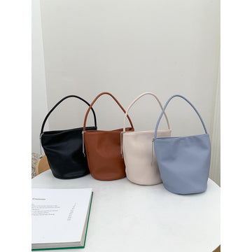 Bag 2025 new Korean niche design high-end portable bucket bag fashionable autumn and winter with shoulder armpit bag