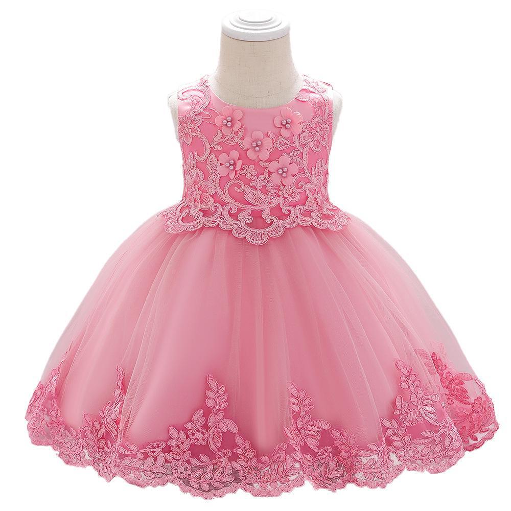 Amazon wish baby wash dress girls princess puffy dress baby year old flower dress dress