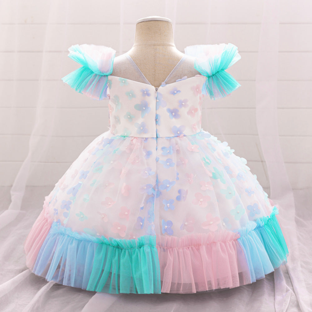Children's evening dress flower girl wedding little girl tutu skirt girls year old princess skirt year old baby princess skirt