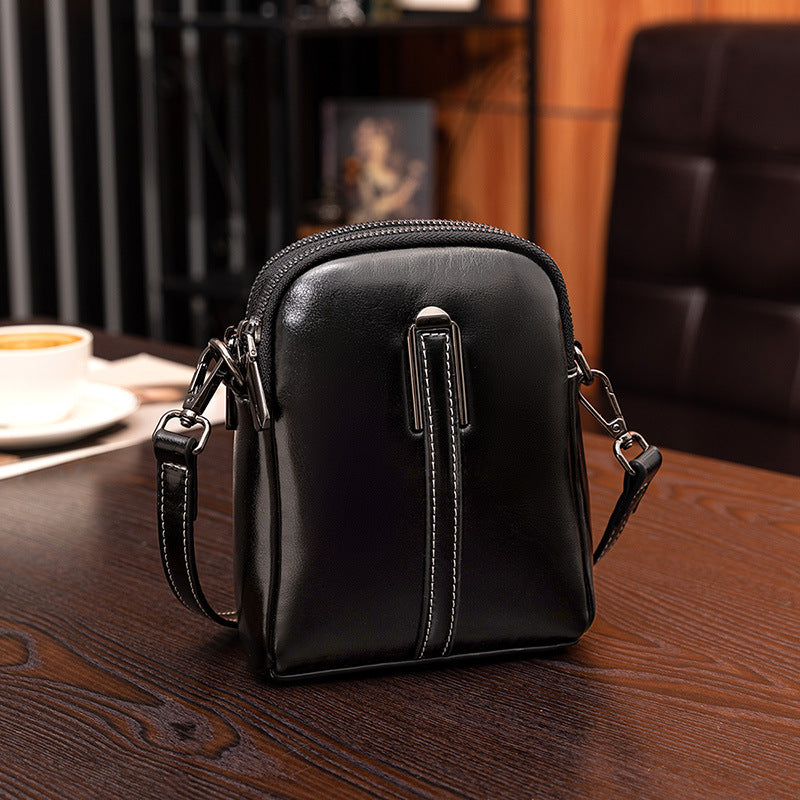 Retro European & American Cross-Body Mobile Phone Bag