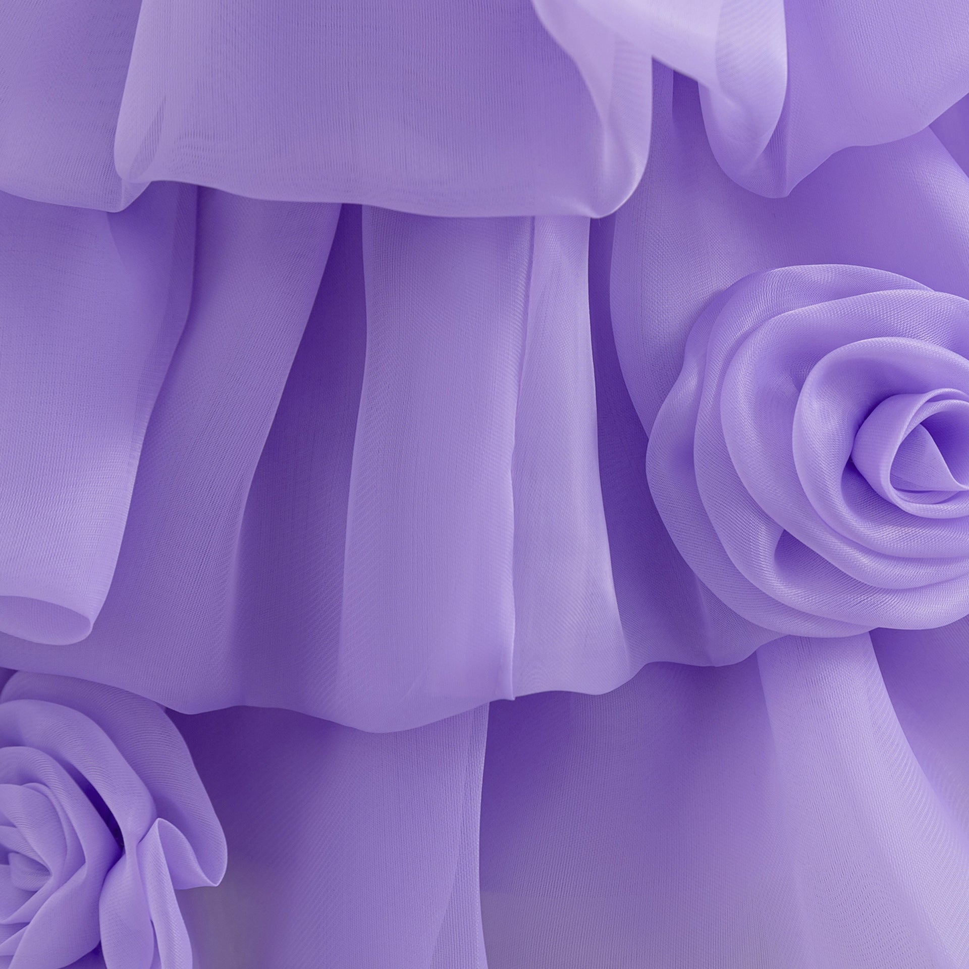 Children's evening dress flower girl wedding little girl fluffy mesh skirt girls year old princess skirt host performance clothes