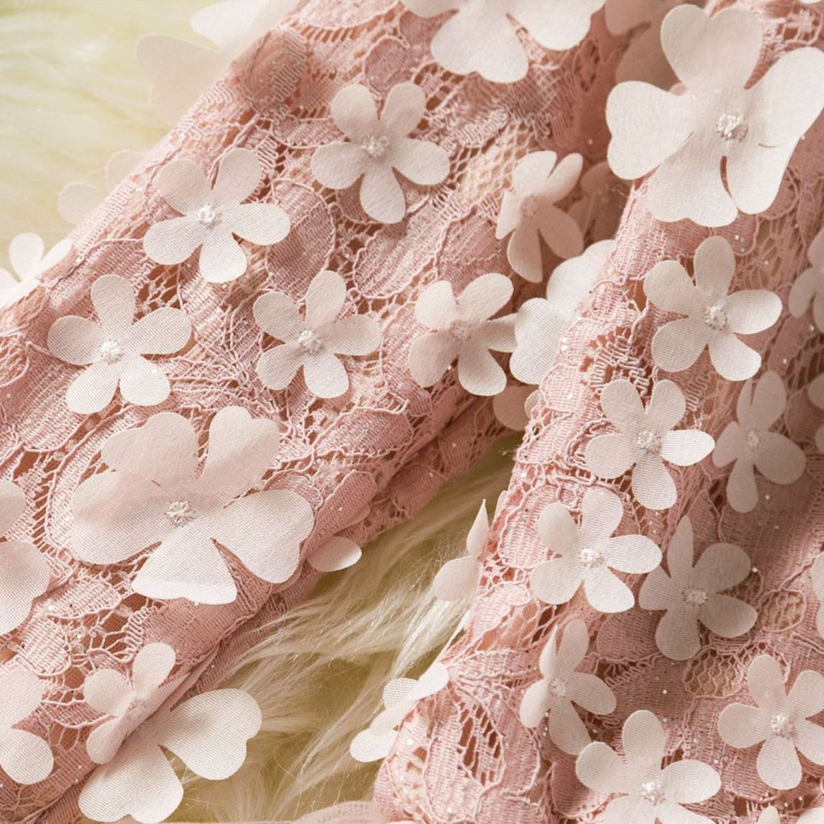 Long Sleeve Princess Mesh Dress