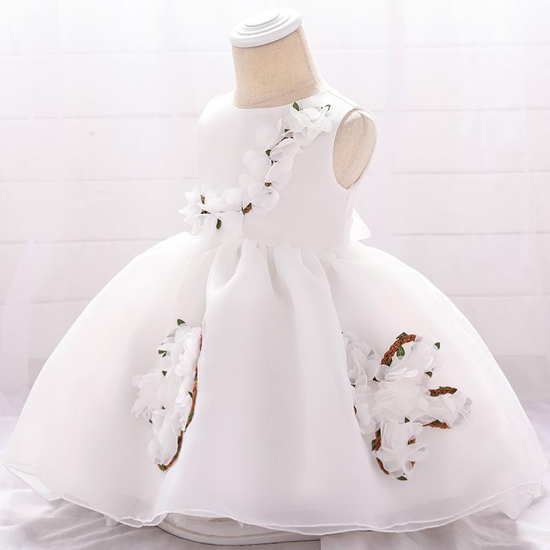 2023 New Children's Princess Dress Troupe Dress Baby Birthday Full Moon Baby Dress Girls Performance Dress Children's Dress