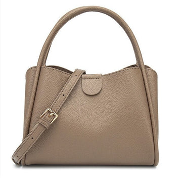 Korean retro style simple and versatile vegetable basket handbag women's 2025 new large-capacity messenger bucket bag