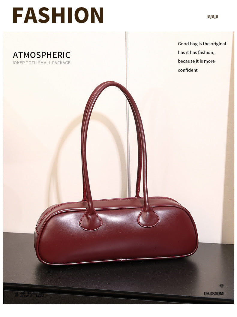 2025 Korean version of the new niche design high-end underarm bag women's casual shoulder bag fashion versatile handbag