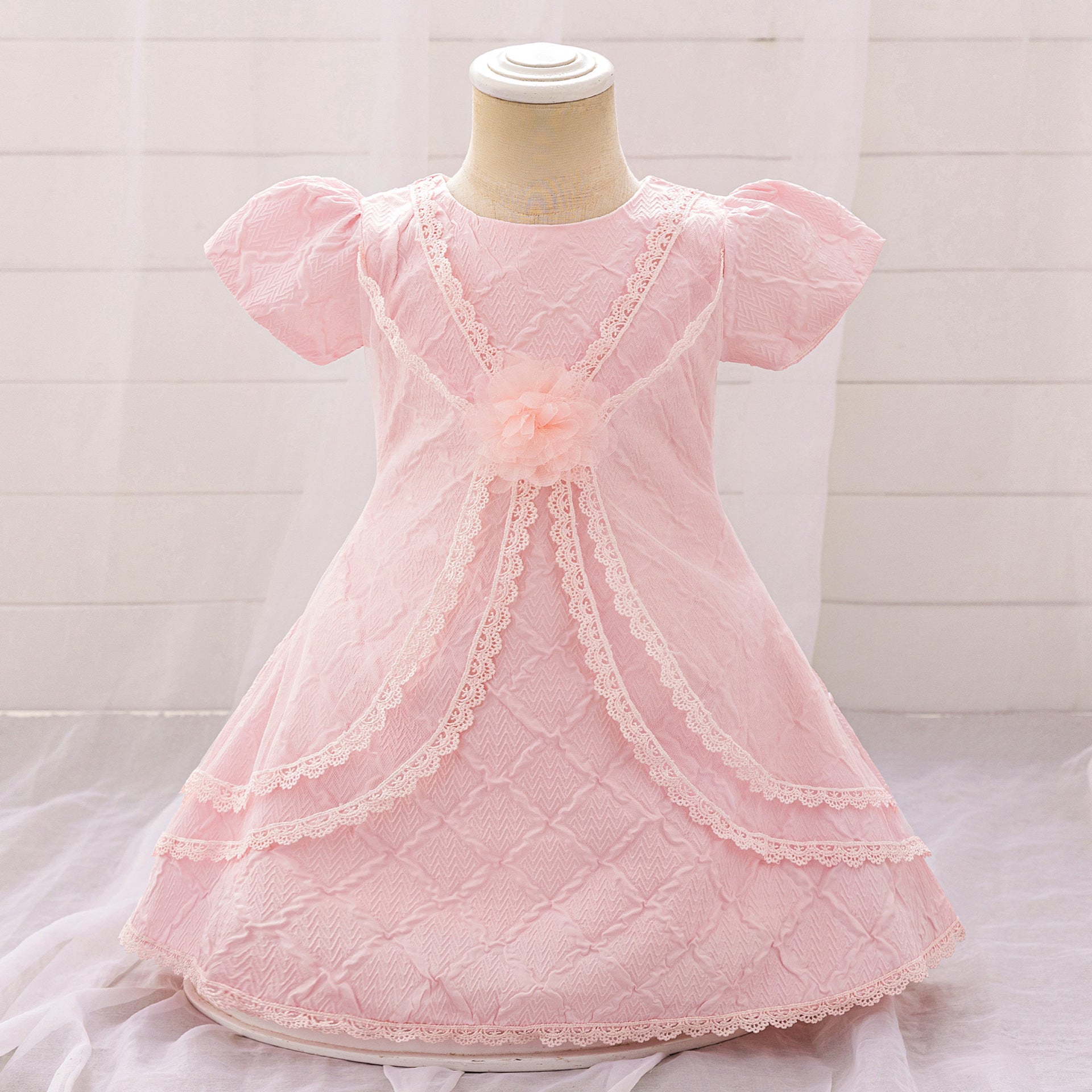 European and American new infant dresses, girls' baby year-old mesh princess dresses, children's birthday banquets, and weekly dresses